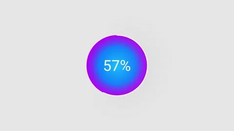 Circular Loading Animation with Alpha Channel Video stock 312388468