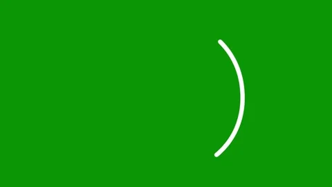 Circular loading animation being drawn with pencil on green screen. Stock Footage 334701267