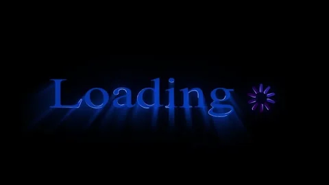 Circular loading animation on dark background for tech interfaces, software.. Stock Footage 313421914