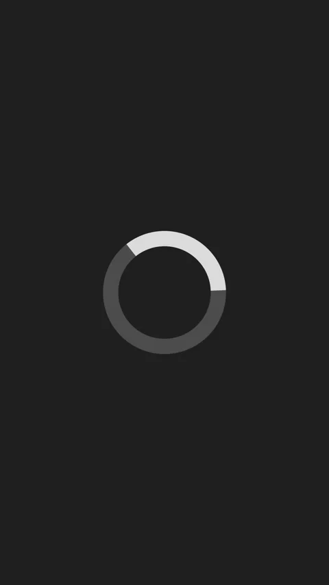 Circular loading bar animation on dark background representing digital prog.. Stock Footage 339215343