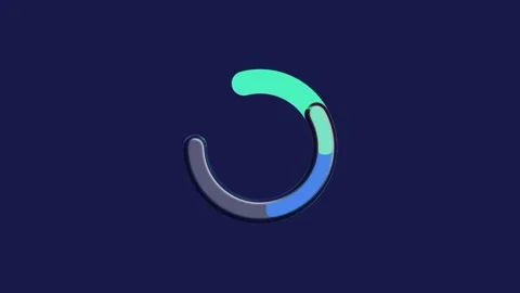 Circular Loading Bar Stock Footage 336063408