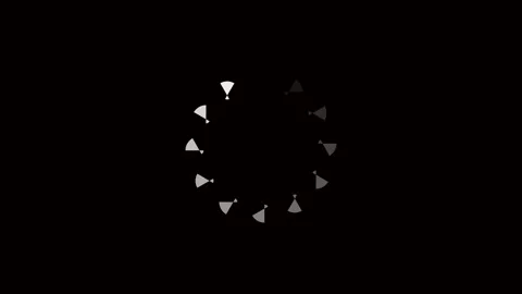 Circular loading bar icon motion graphic. Video stock 332089334
