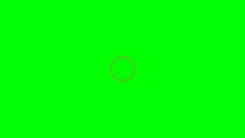A circular loading indicator animation displayed on a vibrant green screen Stock Footage 341838990