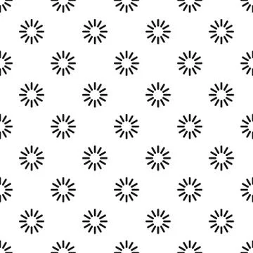 Circular loading pattern, simple style Stock Illustration