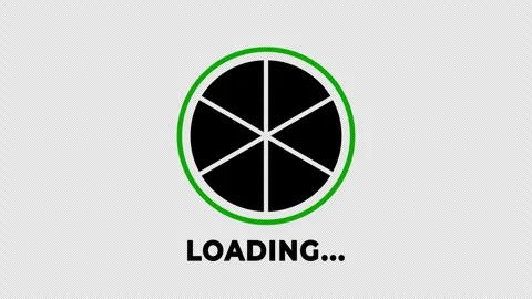 Circular loading progress bar with rotating segments Stock Footage 339004108