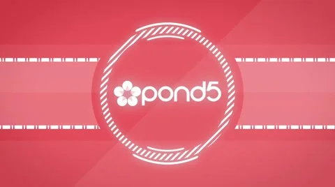 Circular Logo Drop In - 4K Stock After Effects