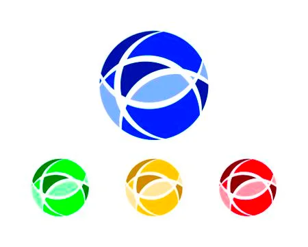 Circular logo Illustrazione stock