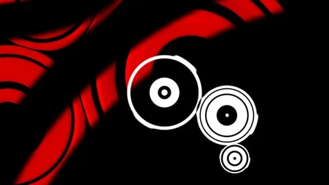 Circular loops motion Stock Footage 99438062