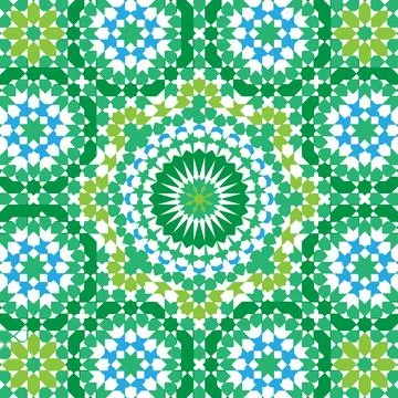 Circular mandala pattern  decorative heritage folk motif with circular deco.. Stock Illustration