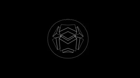 Circular Matrix Audio Spectrum 库存影片 297409113