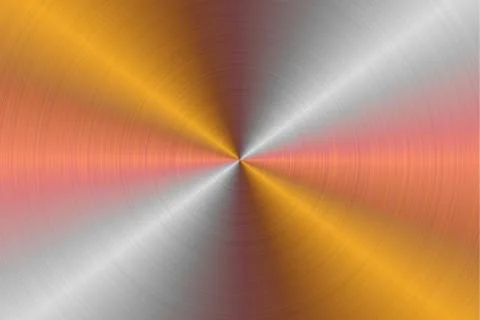 Circular Metal Surfaces Texture Background Stock Illustration