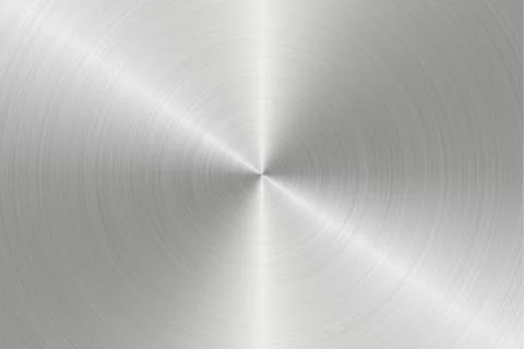 Circular Metal Surfaces Texture Background Illustrazione stock