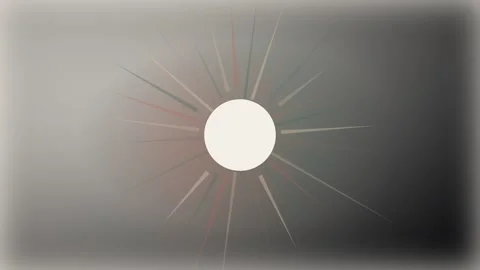 Circular Mosaic Motion with Radiating Lines 库存影片 340597136