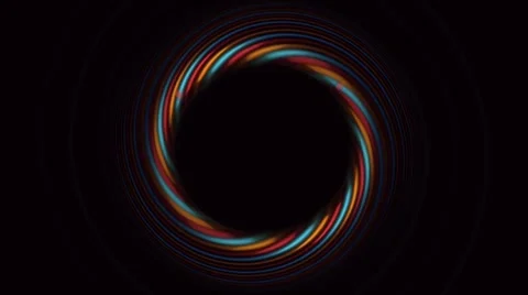 Circular Motion Colourful Lines Power Spin Overlay 4K Stock Footage 293909859