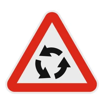 Circular motion icon, flat style. イラスト素材
