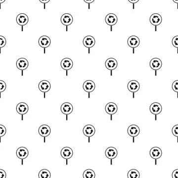 Circular motion road sign pattern Stock Illustration