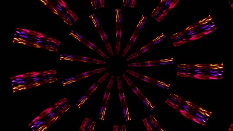 Circular motion VJ loop Stock Footage 158149731
