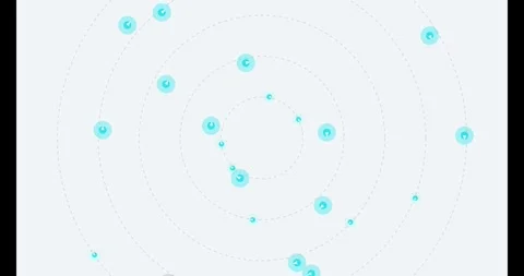 Circular Network Path Animation Background for Technology Concepts Stock Footage 333802868