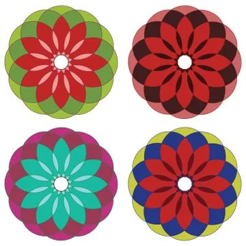 Circular Ornaments Ilustración de archivo