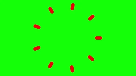 Circular Particle Burst Accent Animation on Green Screen Chroma Key 스톡 동영상 336661262