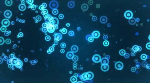 Circular Particle Field Stock Footage 26153246