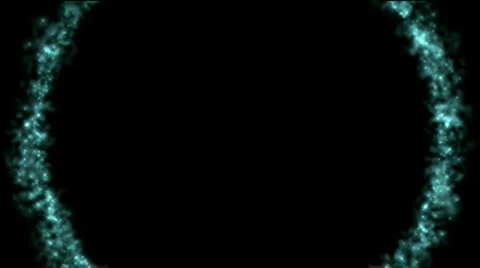 Circular particles shaped science-fiction time tunnel. Stock Footage 777585