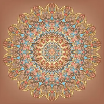 Circular pattern - 2 Stock Illustration