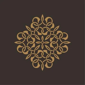 Circular pattern in arabic style イラスト素材