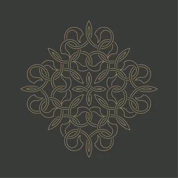 Circular pattern in arabic style Illustration