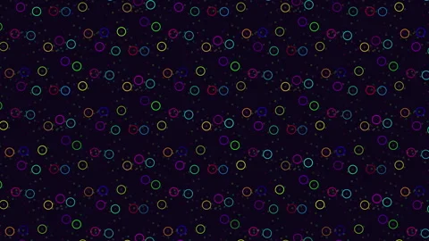 Circular pattern on black background versatile design for websites or apps Stock Footage 251951522
