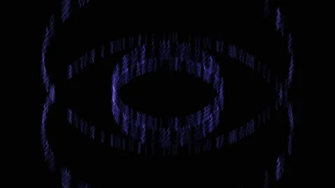 Circular Pattern computer generated animation with a pulsing circular design. Stock Footage 106849956