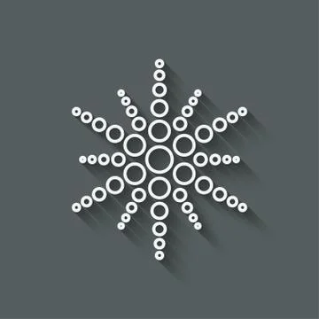 Circular pattern design element Stock-Illustration