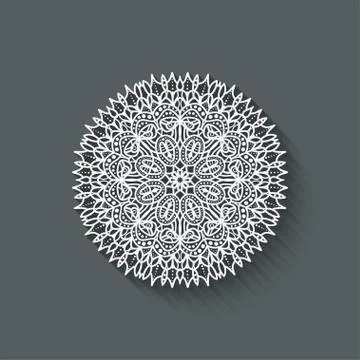 Circular pattern design element Stock-Illustration