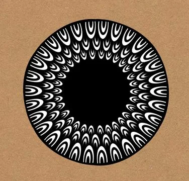 Circular pattern in form of mandala for Henna, Mehndi, tattoo, decoration. Stock Illustration