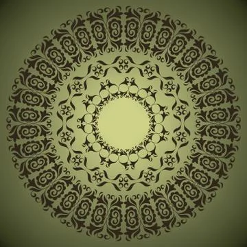 Circular pattern Stock Illustration