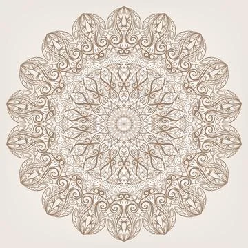 Circular pattern Stock Illustration