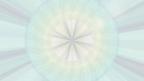 Circular pattern in soft light with radial design elements Stock Footage 337385891