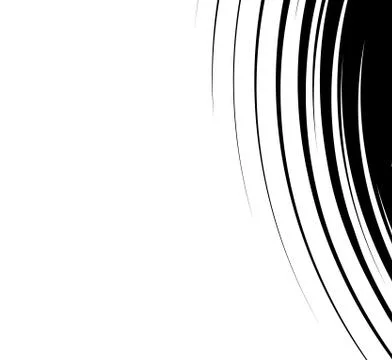 Circular pattern with spiral, swirl element. Abstract geometric illustration Stock Illustration