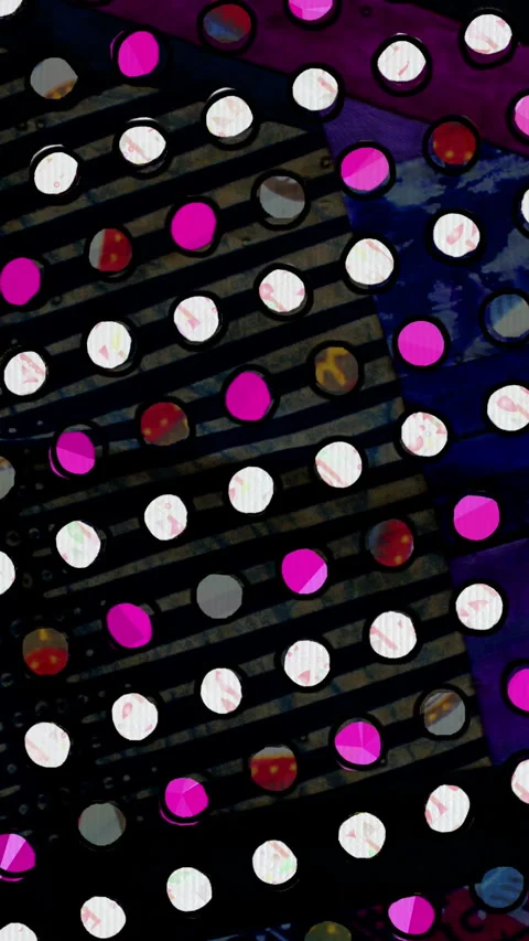 Circular patterns and a complex blend of colors hand draw animation vertica.. Stock Footage 301737849
