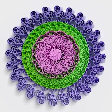 Circular patterns background Stock Illustration