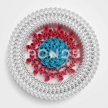 Circular patterns background Ilustraciones de archivo