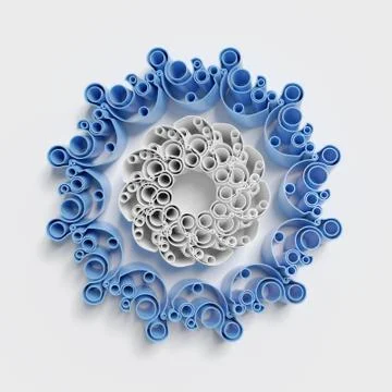 Circular patterns background Stock Illustration