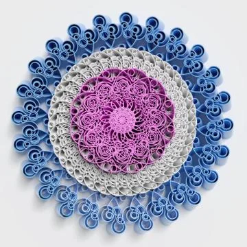 Circular patterns background Stock Illustration