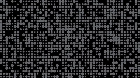 Circular patterns on black add texture and visual intrigue Stock Footage 338409086