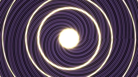 Circular patterns create motion with light and dark Stock Footage 339515298