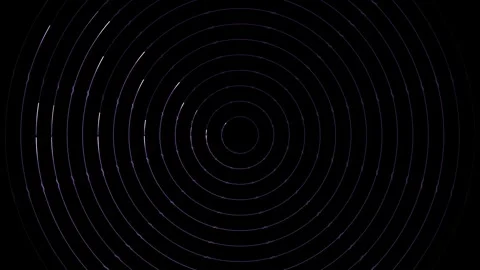 Circular patterns create visual harmony in dark background Stock Footage 339519013