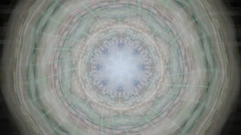 Circular patterns create visual motion in a colorful background Stock Footage 337389799