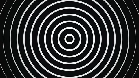 Circular patterns create visual movement against a dark Stock Footage 339365807