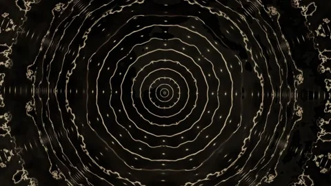 Circular patterns in dark tones create rhythmic waves in Stock Footage 339963826