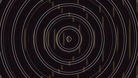 Circular patterns form a rhythmic motion on a dark Stock Footage 339445893